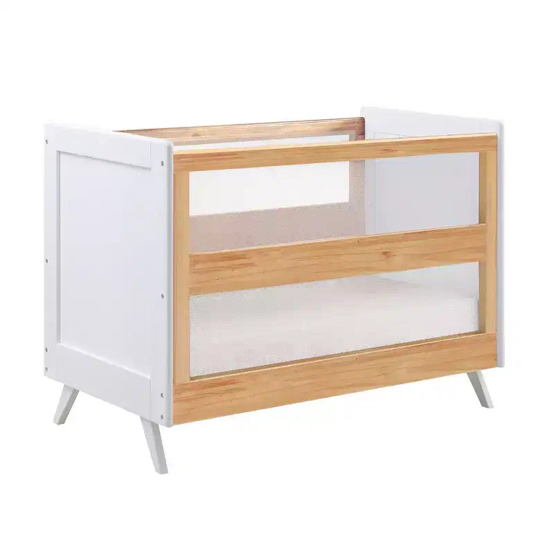 Lit de bébé convertible 3-en-1 en maille respirante BreathableBaby, certifié Greenguard Gold