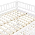 GDFStudio Carol Lit superposé en bois avec barrières de sécurité et échelle, design convertible