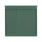FAMYYT Armoire de toilette rectangulaire à surface de fixation en MDF de 30 po L x 28 po H avec miroir et étagères ouvertes