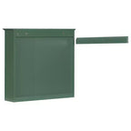 FAMYYT Armoire de toilette rectangulaire à surface de fixation en MDF de 30 po L x 28 po H avec miroir et étagères ouvertes