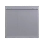 FAMYYT Armoire de toilette rectangulaire à surface de fixation en MDF de 30 po L x 28 po H avec miroir et étagères ouvertes