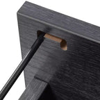 Bureau en L de 60 pouces avec station de charge et tiroir-classeur, bureau d'ordinateur moderne en bois, mobilier de bureau de jeu pour la maison