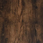 vidaXL Table basse Chêne fumé Bois d'ingénierie Moyen Élégant