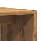 vidaXL Table basse Chêne fumé Bois d'ingénierie Moyen Élégant