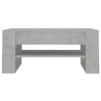 vidaXL Table basse blanche en bois d'ingénierie Table basse moyenne