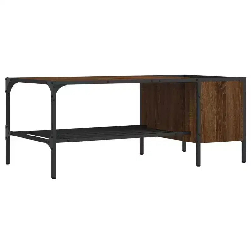 vidaXL Table basse avec support Meuble d'appoint en bois d'ingénierie