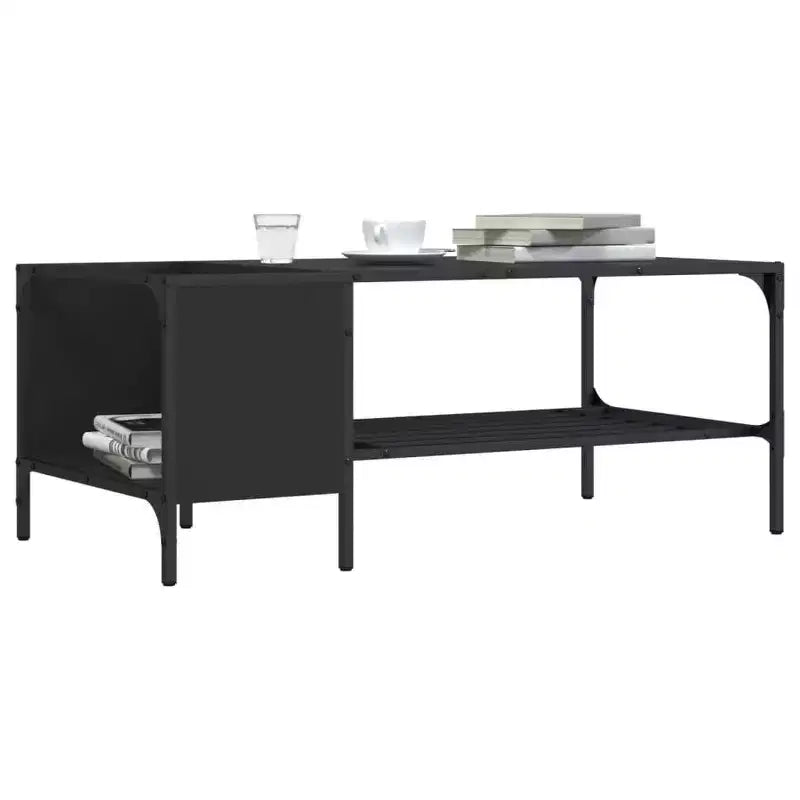 vidaXL Table basse avec support Meuble d'appoint en bois d'ingénierie