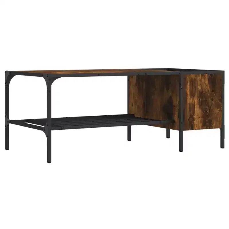 vidaXL Table basse avec support Meuble d'appoint en bois d'ingénierie