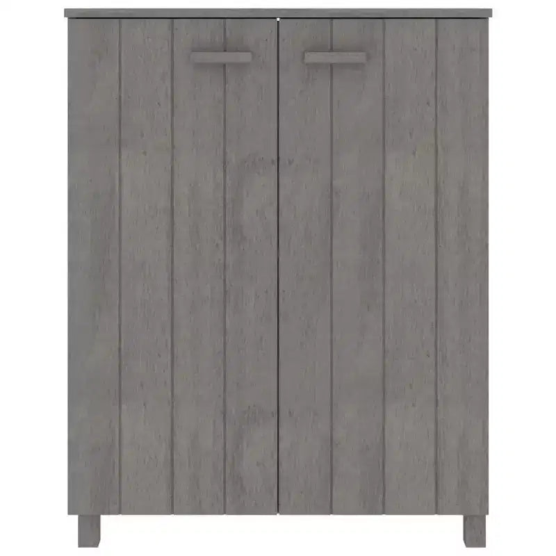 vidaXL Meuble à chaussures marron miel en bois de pin massif, bois d'ingénierie 85x40x108 cm