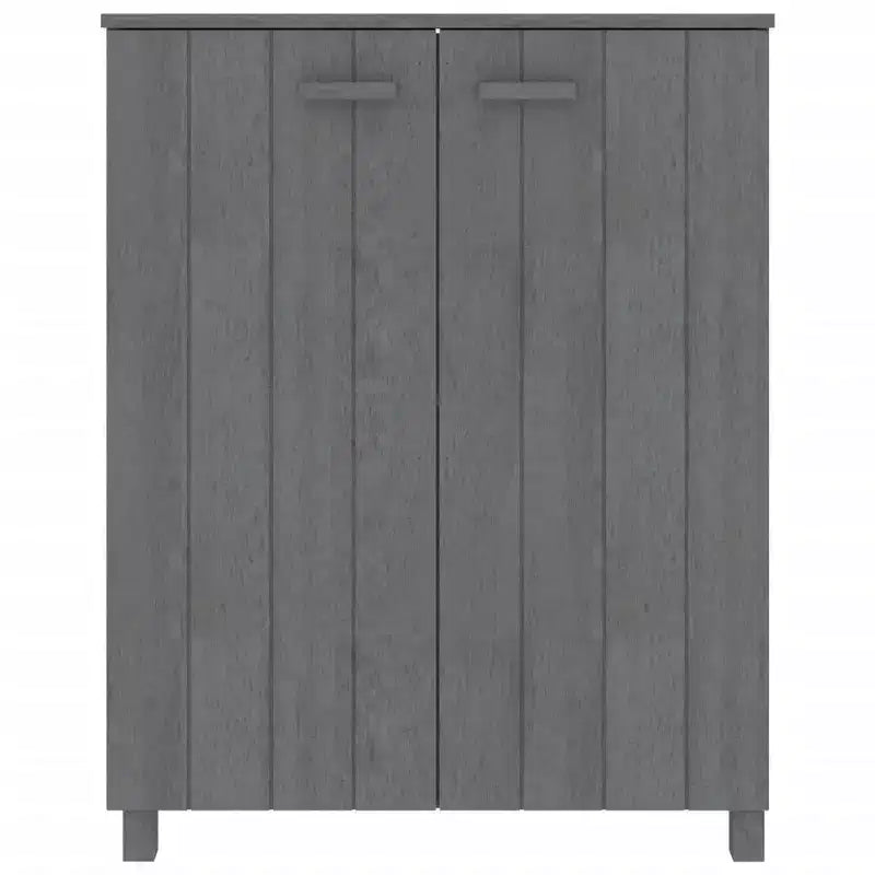 vidaXL Meuble à chaussures marron miel en bois de pin massif, bois d'ingénierie 85x40x108 cm