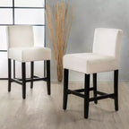 MAYEERTY Lot de 2 tabourets de bar Zuma KD, hauteur de bar, design détachable, sièges de bar de cuisine