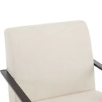 MAYEERTY Lot de 2 chaises longues modernes 67 cm, revêtement en polyester, cadre en métal robuste, coussins confortables, salon, chambre, bureau, gris bleu