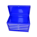 Servante d'atelier à roulettes, Meuble de rangement à outils verrouillable à 5 tiroirs avec 4 roues, Organisateur de coffre à outils avec système de verrouillage sécurisé, Boîte à outils de rangement détachable 2 en 1