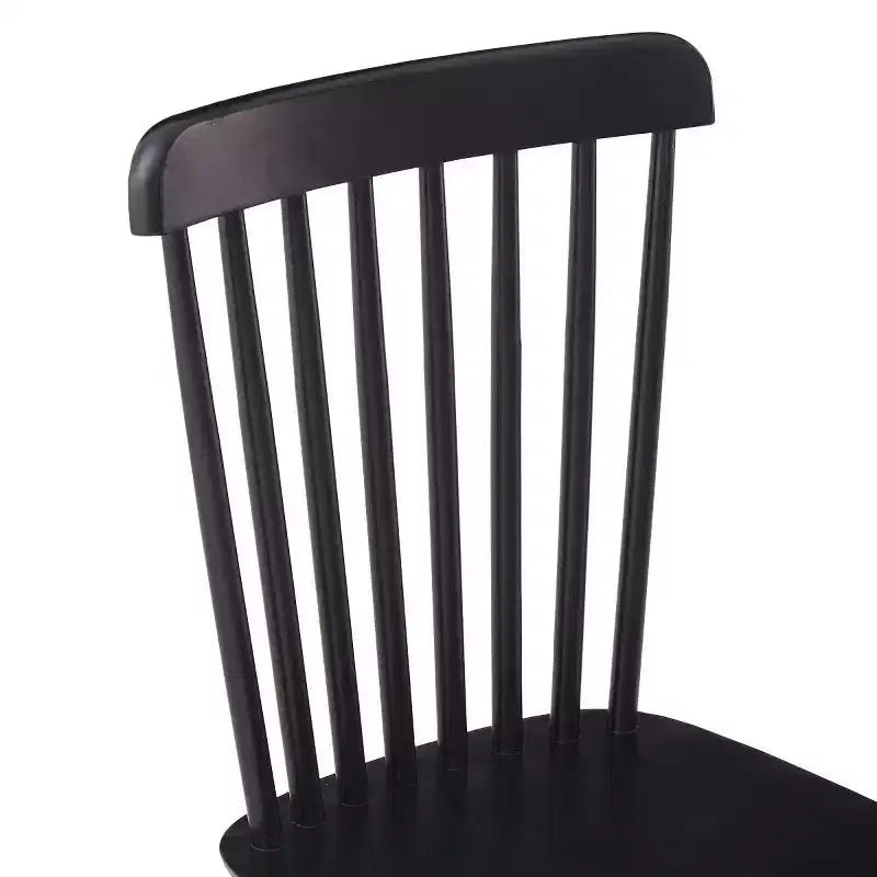 Lot de 4 chaises de salle à manger en bois massif de style campagnard avec dossier haut, chaises d'appoint vintage pour la cuisine, la salle à manger ou le salon-Panipeachy