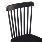 Lot de 4 chaises de salle à manger en bois massif de style campagnard avec dossier haut, chaises d'appoint vintage pour la cuisine, la salle à manger ou le salon-Panipeachy
