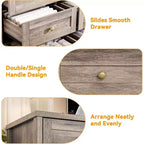 Commode Acekool à 12 tiroirs, large commode moderne et meuble TV pour téléviseur de 65 pouces, organisateur de rangement pour chambre, salon, couloir