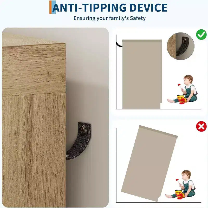 Armoire de chambre en bois Acekool, meuble de rangement de 43,3 po avec 4 tiroirs, porte et tringle de penderie