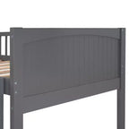 Lit superposé Whisen, format deux places, avec tiroirs intégrés et espace polyvalent sous le lit pour chambres d'enfants