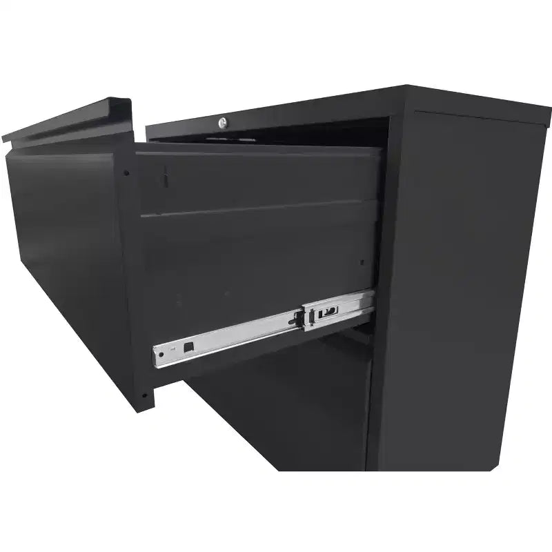 Meuble de classement vertical à 5 tiroirs avec serrure, armoire de classement métallique verrouillable pour bureau à domicile, armoire de rangement de dossiers pour format A4/Lettre/Légal