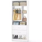 Système de rangement Besiost avec 2 tiroirs en bois