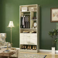 Besiost Closet System with 2 Wood Drawers
