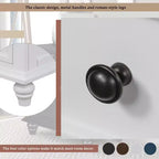 Table de chevet avec 3 tiroirs, pieds en bois massif, tablette coulissante en bois de pin, table d'appoint moderne.
