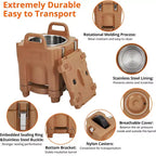 Bac isotherme de transport alimentaire, capacité de 20,8 L, boîte chaude empilable, avec cuillère, roues et fermeture sécurisée, pour la restauration, les réunions de famille, les cantines, les restaurants