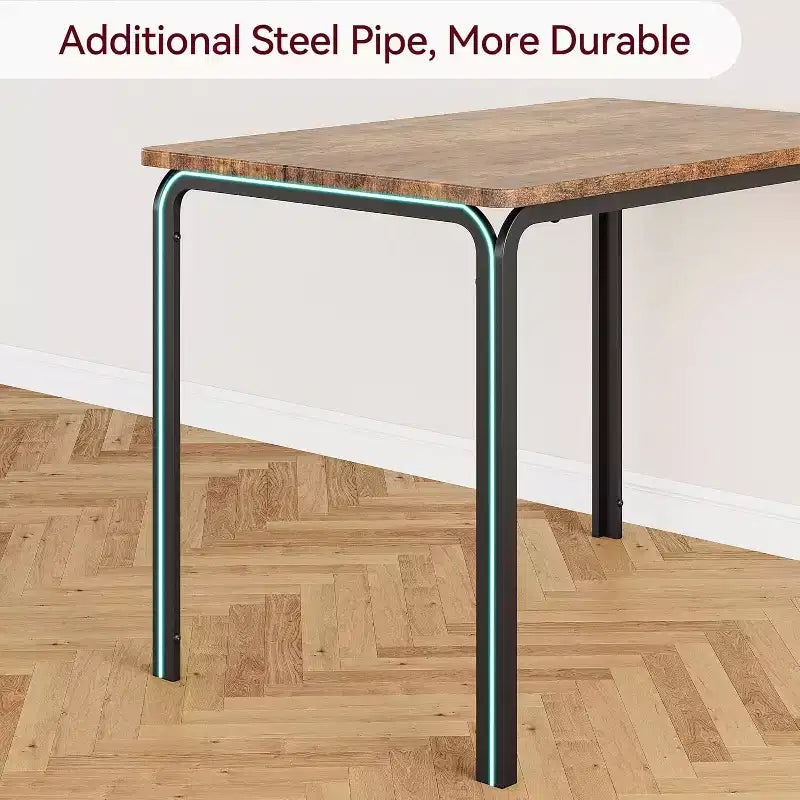 Ensemble table à manger pour 2 personnes avec repose-pieds et dossier, ensemble table de bar avec 3 chaises rembourrées, ensemble table et chaises de bar