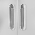 VIYET 71H Armoire de rangement en acier robuste avec roulettes et serrure - Étagères réglables, portes battantes, organiseur mobile pour garage/maison/bureau/école