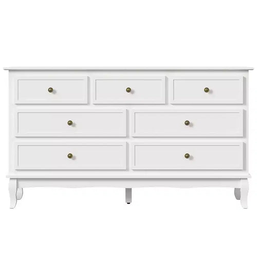 55'' Modern Dresser for Bedroom With 7 Spacious Drawers 55'' Modern Dresser for Bedroom With 7 Spacious Drawers