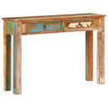 vidaXL Console Table 43.3x11.8x29.5 Solid Wood Reclaimed