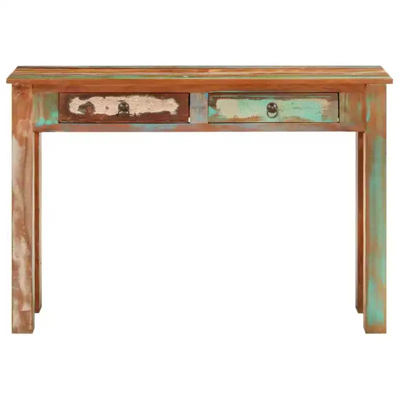 vidaXL Console 110x30x75 cm Bois massif de récupération