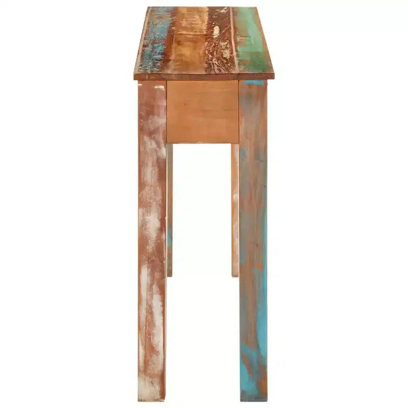 vidaXL Console 110x30x75 cm Bois massif de récupération