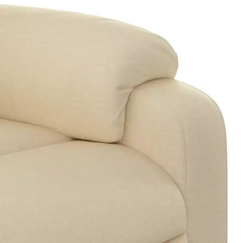 vidaXL Fauteuil de massage électrique Tissu, métal, contreplaqué