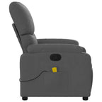 vidaXL Fauteuil de massage électrique Tissu, métal, contreplaqué