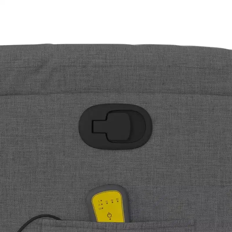 vidaXL Fauteuil de massage électrique Tissu, métal, contreplaqué
