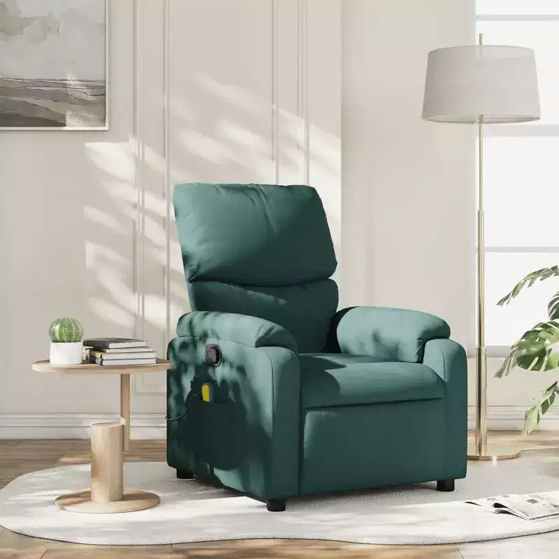 vidaXL Fauteuil de massage électrique Tissu, métal, contreplaqué