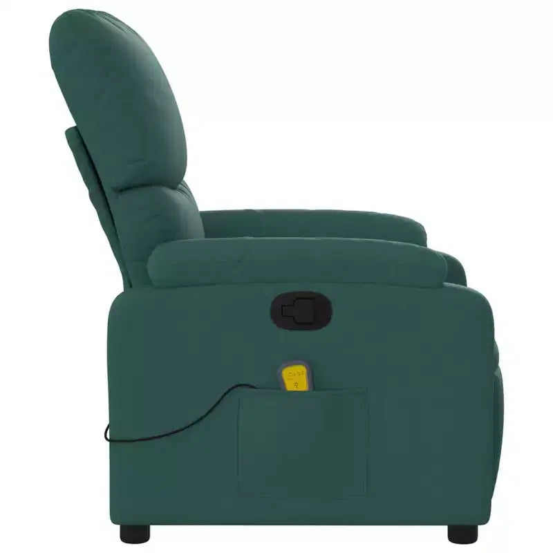 vidaXL Fauteuil de massage électrique Tissu, métal, contreplaqué