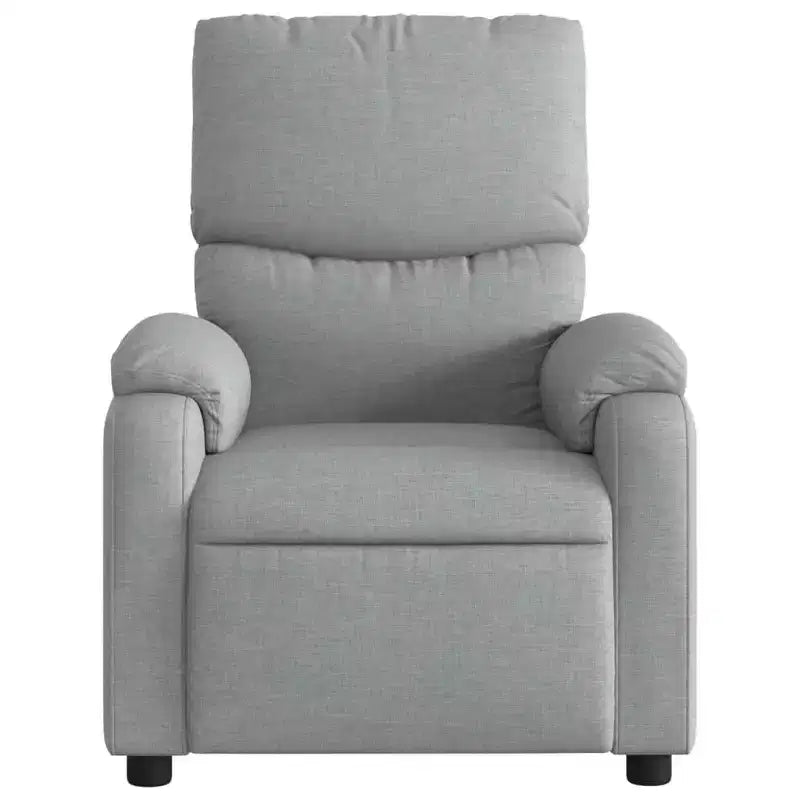 vidaXL Fauteuil de massage électrique Tissu, métal, contreplaqué
