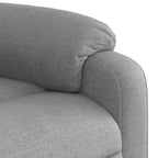 vidaXL Fauteuil de massage électrique Tissu, métal, contreplaqué