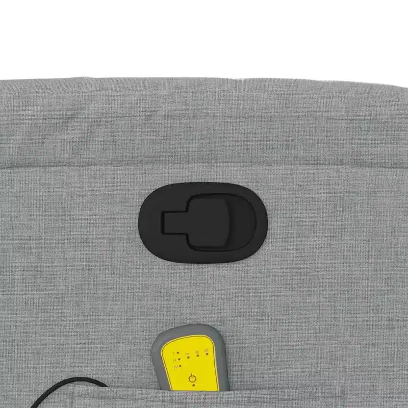 vidaXL Fauteuil de massage électrique Tissu, métal, contreplaqué