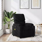 vidaXL Fauteuil de massage électrique Tissu, métal, contreplaqué