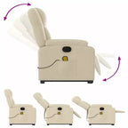 Fauteuil inclinable de massage électrique relevable vidaXL