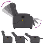Fauteuil inclinable de massage électrique relevable vidaXL