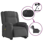 Fauteuil inclinable de massage électrique relevable vidaXL