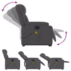 Fauteuil inclinable de massage électrique relevable vidaXL
