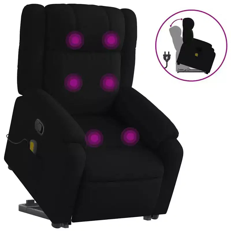 Fauteuil inclinable de massage électrique relevable vidaXL