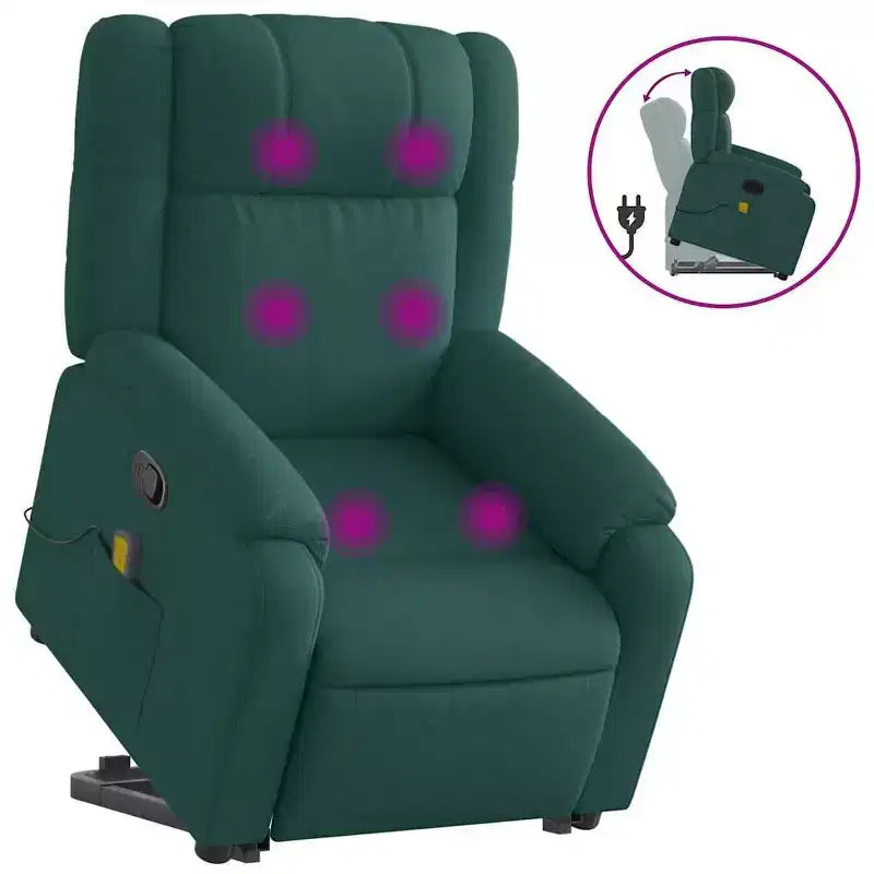 Fauteuil inclinable de massage électrique relevable vidaXL
