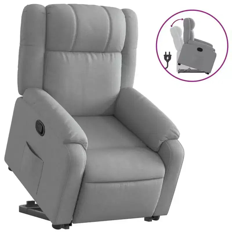 Fauteuil inclinable de massage électrique relevable vidaXL