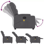 vidaXL Fauteuil inclinable de massage électrique